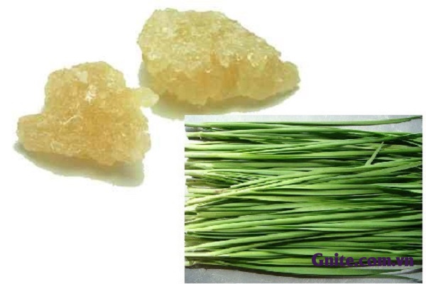 Lá hẹ hấp đường phèn