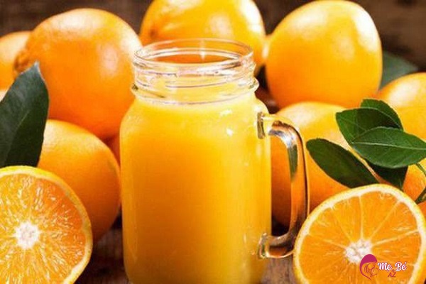 Mẹ sinh mổ uống nước cam được không?