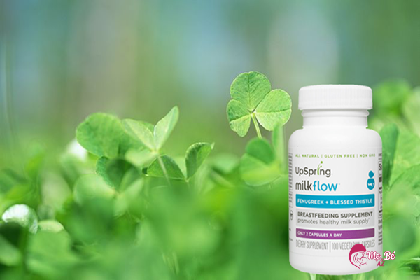 Viên uống lợi sữa Upspring Milkflow giúp tăng số lượng và chất lượng sữa mẹ