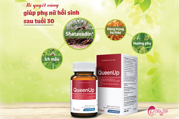 Thông tin chi tiết về sản phẩm viên uống QueenUp